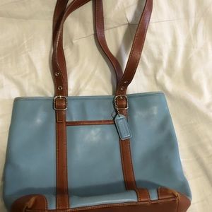 Coach bag some stain around zipper